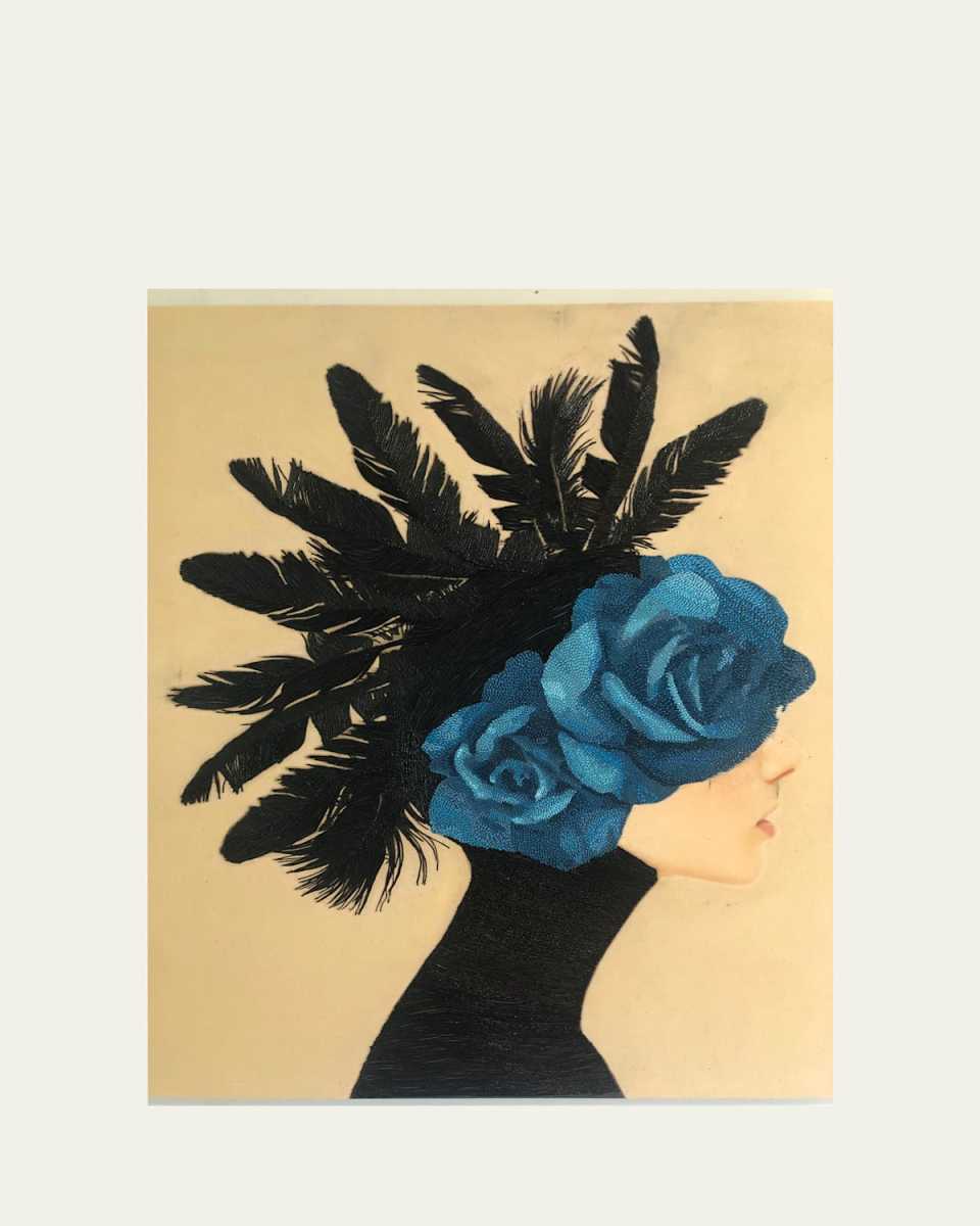 "Lady Peacock" Oil on Canvas by Rachel Daly
